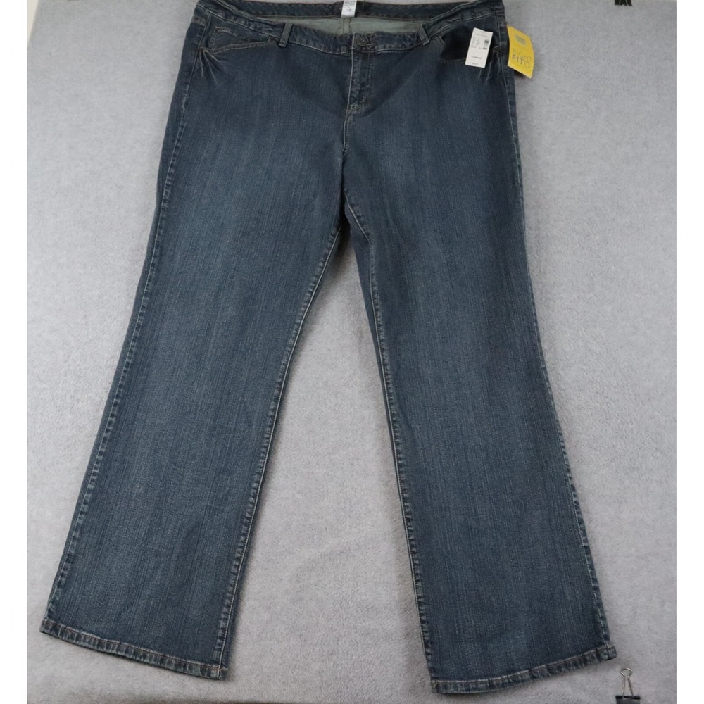 Venezia Jeans Womens 8 Average Stretch Bootcut 5-Pocket Flex Denim Blue NWT